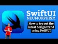 How to use neumorphism in SwiftUI