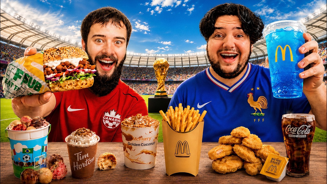On teste les NOUVEAUTÉS FAST-FOOD de la Coupe du Monde 2026 ⚽️🍟