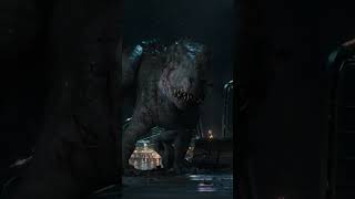 El Mosasaurio arrastra al Indominus al agua