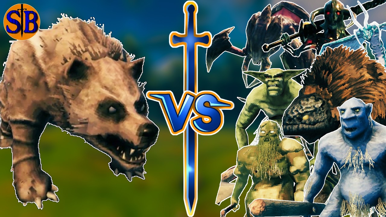 NEW Bear vs Every Mob | Valheim Mob Battle