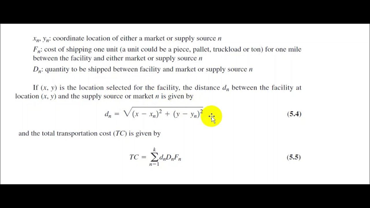 5.4 Contoh 2 Penentuan Lokasi Fasilitas Rantai Pasok Dengan Gravity