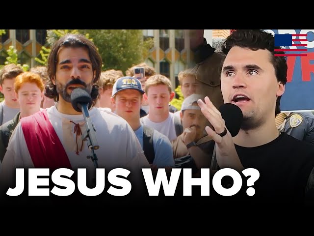 Jesus Returns to Debate Charlie Kirk class=