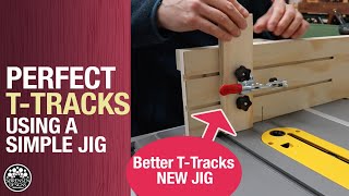 Perfect T-Tracks: Save Money Using This Simple Jig \/\/ Woodworking