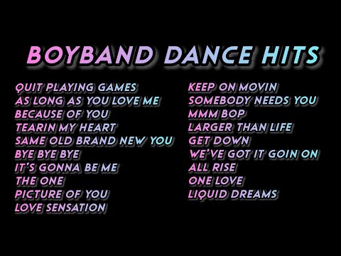 BOYBAND DANCE HITS PLAYLIST Backstreet Boys NSync 98 A1 Westlife Boyzone Blue
