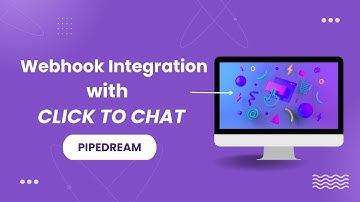 How to Integrate Webhooks with Click to Chat plugin Using Pipedream | #clicktochat #holithemes