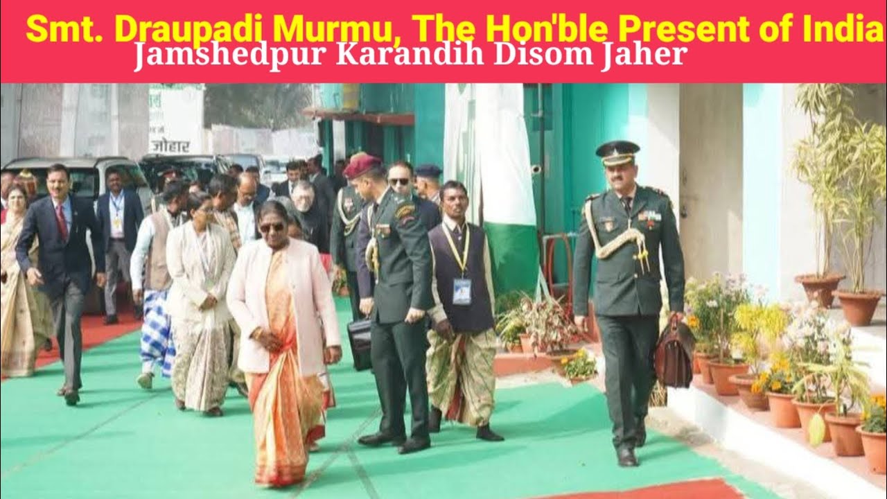 Rastrapati Smt. Draupadi Murmu Sings In Santali ll Jamshedpur Karandih ...