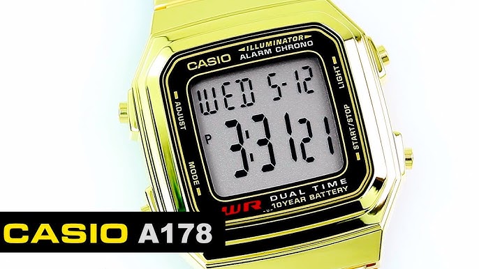 Reloj Casio Retro DBC611G Dorado - CompraFacil.mx 