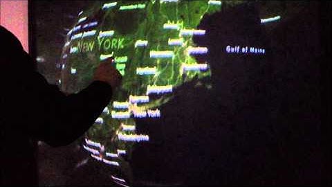 DISPLAX Multitouch Globe