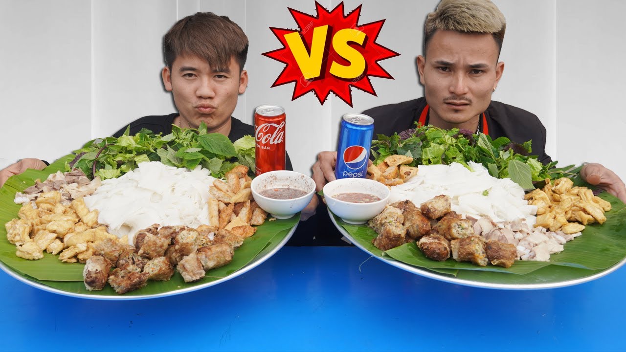 Hưng Troll | THỬ THÁCH NGƯỜI ĂN NHANH NHẤT BÚN ĐẬU MẮM TÔM THẮNG NHẬN 500$ | Thử Thách Thức Ăn