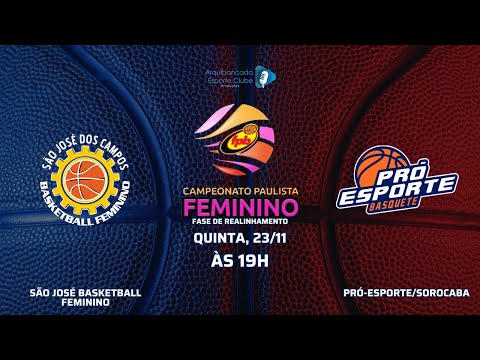 BASQUETE FEMININO AO VIVO – São José Basketball x Pró-Esporte