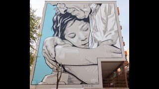Mural a los abuelos en Sevilla la Nueva