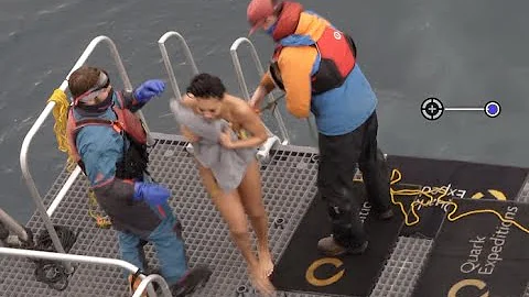 Polar plunge, Day 5, Part 2/2. Antarctica 2022.