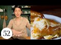 The Flakiest Pastry, with Apple Puree & Vanilla Custard | At Home With Us