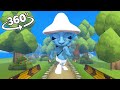 360° VR Smurf Cat Chase You!