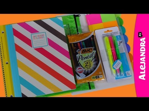 Back to School Supplies Haul 2013-14 - Shopping at Walmart (Part 2 of 3)