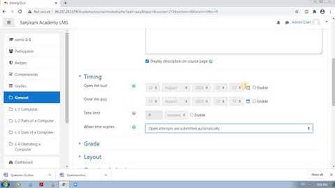 How to Create Quiz in  Learning Management System by Dr A B Pawar