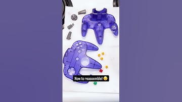 Cleaning My Grape N64 Controller 🎮✨ #N64 #RetroGaming #Nostalgia #90sGaming #90s #Retro #90skid