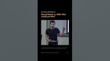 Sam Altman - Hiring your startup team? Alignment beats ability.