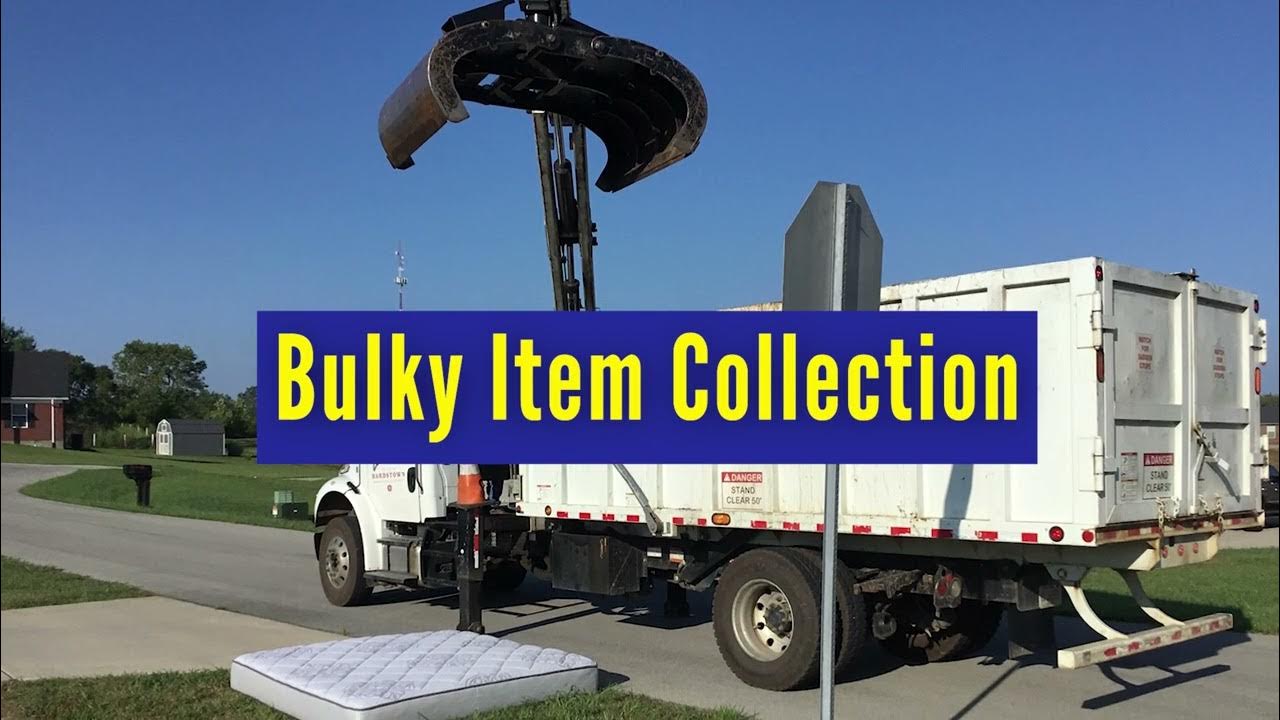 City of Bardstown Brush and Bulky Item Pickup YouTube