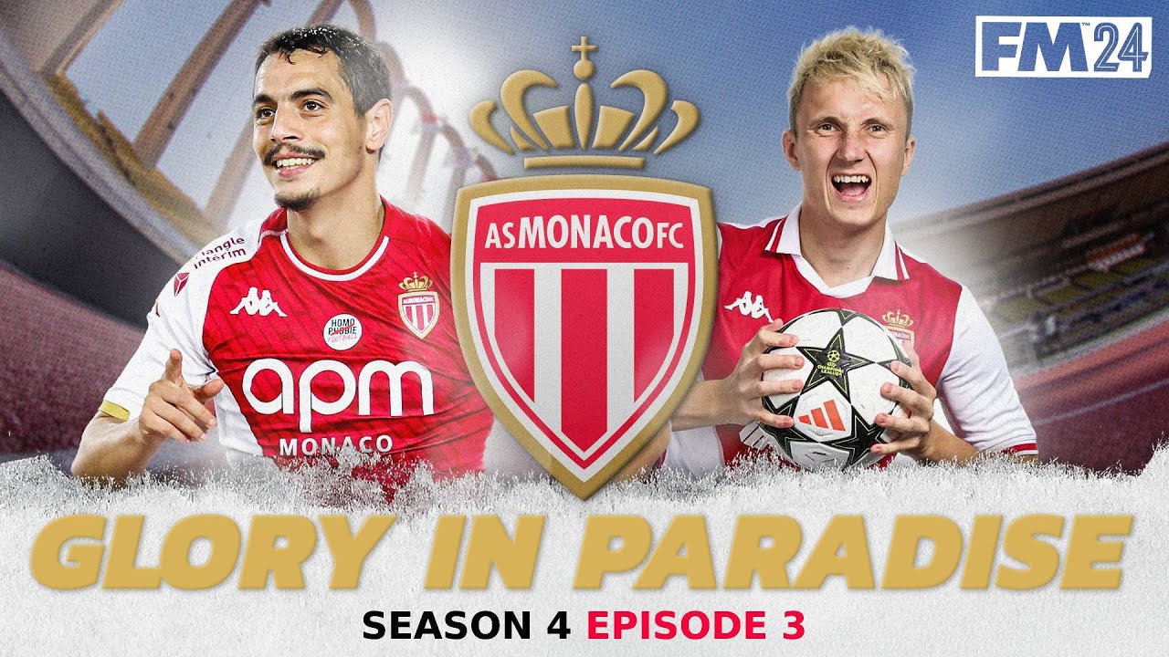 FM24 Lets Play - AS Monaco - S4 #3 - Barcelona ANGER  - Football Manager 2024