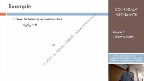 Continuum Mechanics - Ch 0 - Lecture 3 - Vector Operations