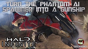 Turn Phantom AI Spawner Into A Gunship | Halo Infinite Forge Tutorial