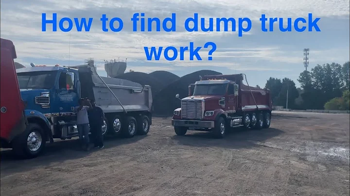 Best way to find Dump Truck work? #dumptruck #trucking #trucker #construction