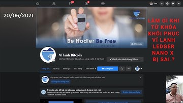 Làm gì khi từ khóa khôi phục ví lạnh Ledger Nano X bị sai