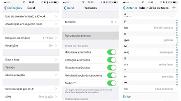 Como deixar mensagem na tela do iPhone?