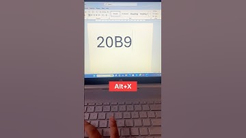 rupee symbol in word #shorts #msword #computer #shortcut #tips #keyboard #short