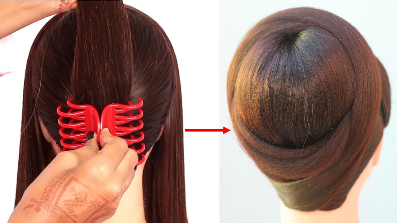 Everyday hairstyle with clutcher YouTube