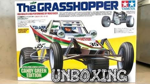 Unboxing The Tamiya Candy Green Special Edition Grasshopper | Kit #47348  Tamiya 1/10 2WD RC Buggy