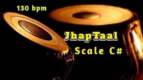 Tabla | Jhaptaal  | Tabla 130 bpm |  Scale C# | Tanpura [Pa Sa] | HD Quality Sound | Tabla Online.