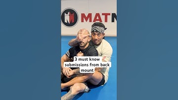 🎥 **3 Must-Know Submissions from Back Mount!**⁠ #bjj