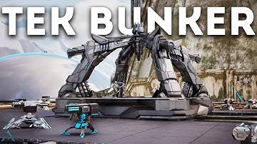 I Built The Tek Bunker SOLO In ARK ASCENDED PVP
