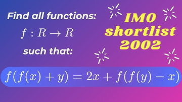 A functional equation from the 2002 IMO shortlist