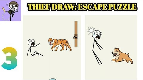 Thief Draw Escape Puzzle level 21 22 23 24 25 26 27 28 29 30 | thief draw level 21 to 30 |