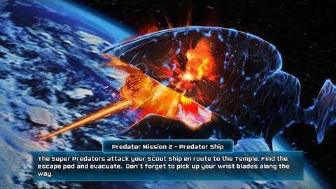 Alien vs Predator Evolution Predator Mission 2 Predator Ship