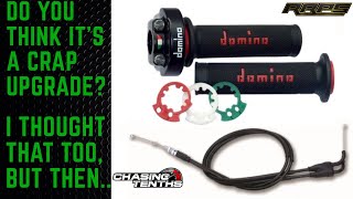 Domino Quick Action Throttle Road & Track | Detailed look | Brilliant Upgrade | You'll be surprised