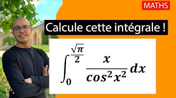 Calcule cette intégrale trigonométrique !