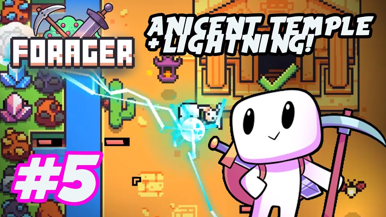 Forager [1.0] Let's Play ANCIENT TOMB WITH SUPER ELECTRIC POWERS