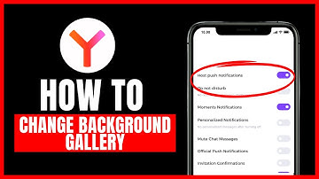 How to change background gallery on Yandex Browser