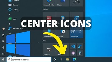 HOW TO CENTER WINDOWS 10 ICONS LIKE WINDOWS 11! (2022)