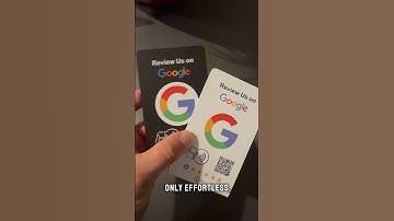 Google Review Cards and Stands Video