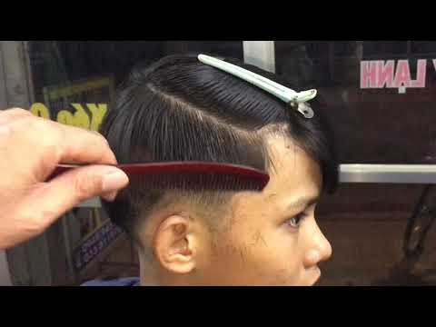Midde Part , Haircut Class, Men’s Haircut | Chia Sẻ Kiểu Tóc Hai Tầng, Mái Chải 5/5 Đơn Giản | kiểu tóc mái bằng cho nam