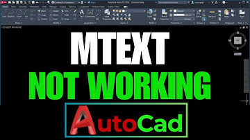 mtext not working in autocad | mtext not work autocad | mtext problem in autocad