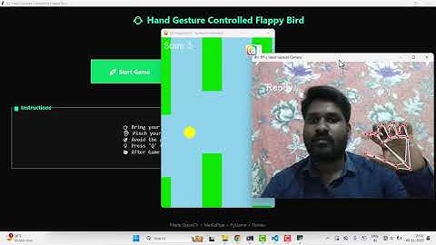 AI-Powered Flappy Bird: Control with Your Fingers