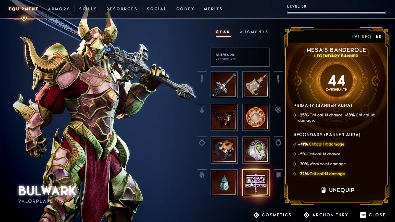 Godfall - Gear and Augments