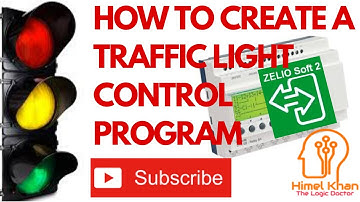 Traffic Light Control PLC Program Using Schneider Zeliosoft2 Functional Block Zeliosoft FBD.