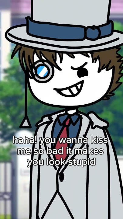 kaito be like: 😳😳😳 #kaishin #detectiveconan #fananimation